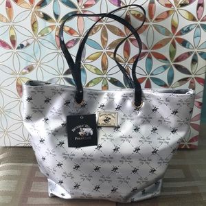 Beverly Hills Polo Club Handbag ( Silver)